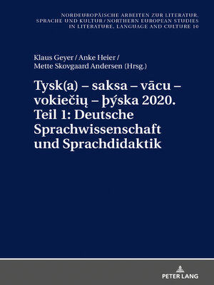 cover image of Tysk(a)  saksa  vcu  vokieių  þýska 2020. Teil 1
